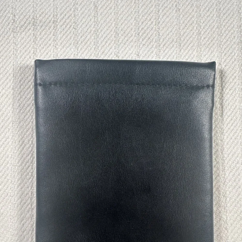 ORIGINAL CHRISTIAN DIOR SUNGLASSES EYEGLASSES BLACK LEATHER POUCH